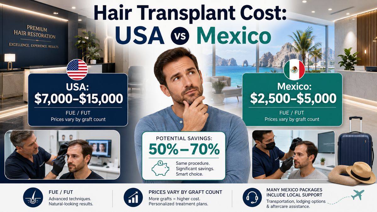 Hair Transplant Mexico Cost: What US Patients Actually Pay in 2026